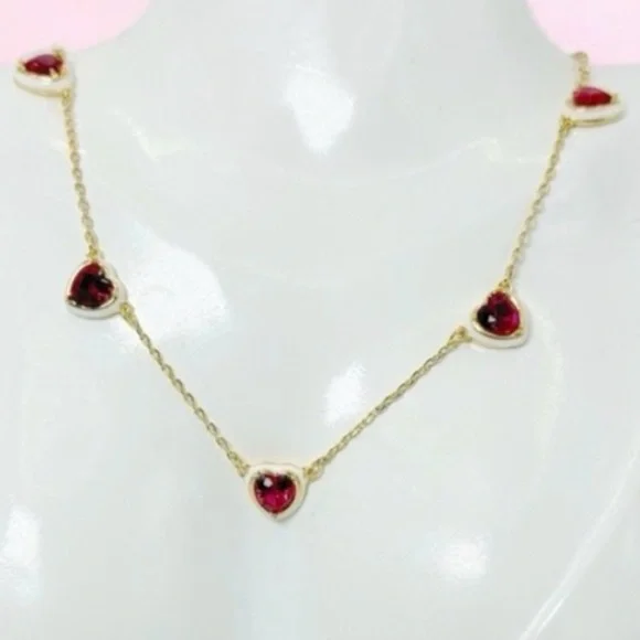 Kate Spade Sweetheart Station Necklace NWT Dustbag Included - Picture 9 of 10